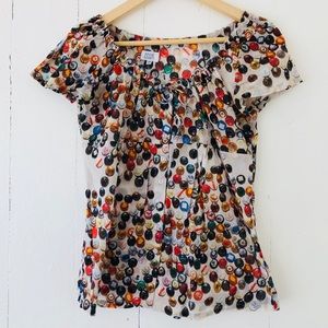 Anne Elizabeth Champagne Top